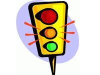drawing of a stoplight