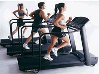people running on a treadmill