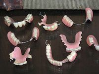 collection of dentures