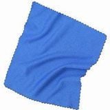 blue microfiber cloth