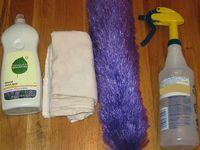 more cleaning supplies