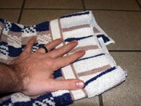 hand drying stone