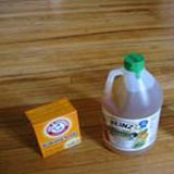 Box of Baking soda and Jug of Vinegar