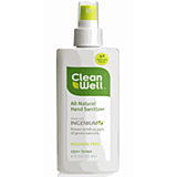 Bottle of Clean Well Sanitizer