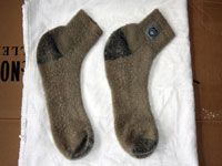 drying wool socks